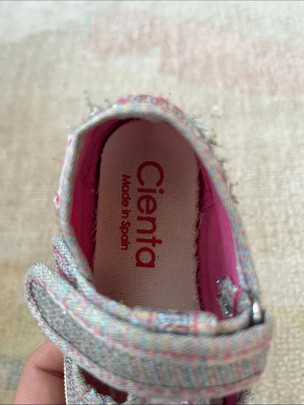 Cienta Multicolor Sparkle Mary Janes EU 23 US 7